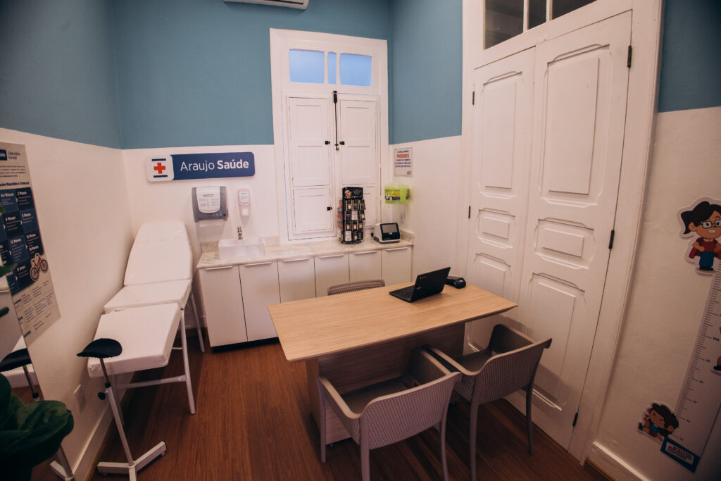 Sala para atendimento de Adultos do Espaço Sérgio Mena