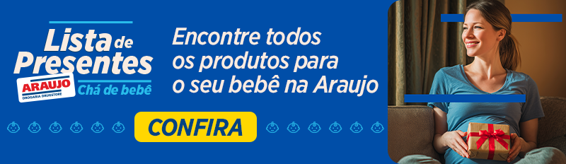 banner lista de presentes araujo