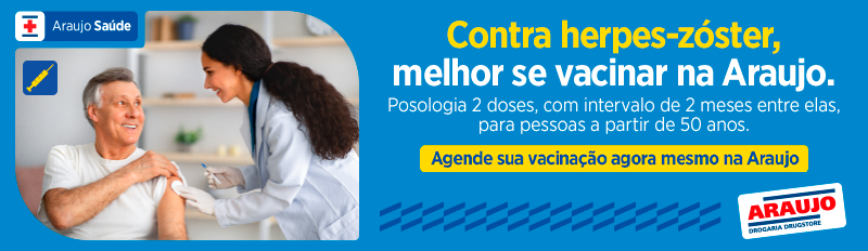 banner vacina herpes zoster araujo