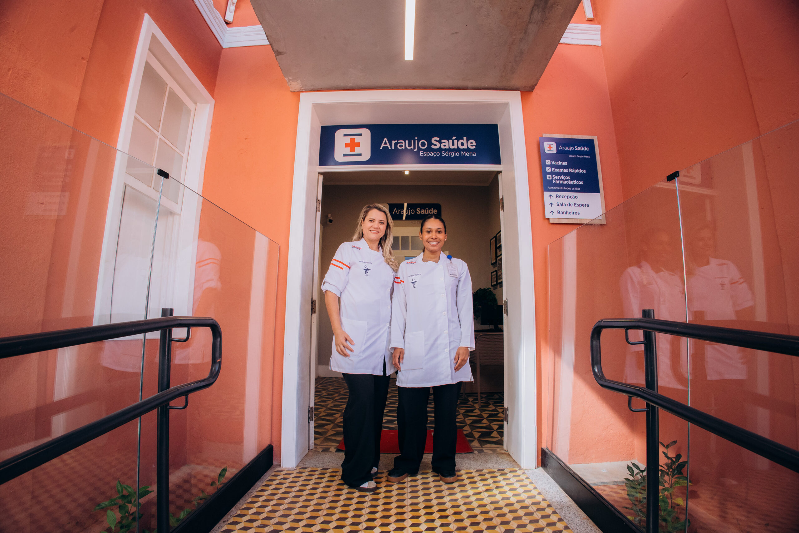 Espaço Sérgio Mena, nova unidade da Araujo junto à Filial 120 Anos, que funciona como um hub de saúde e bem-estar