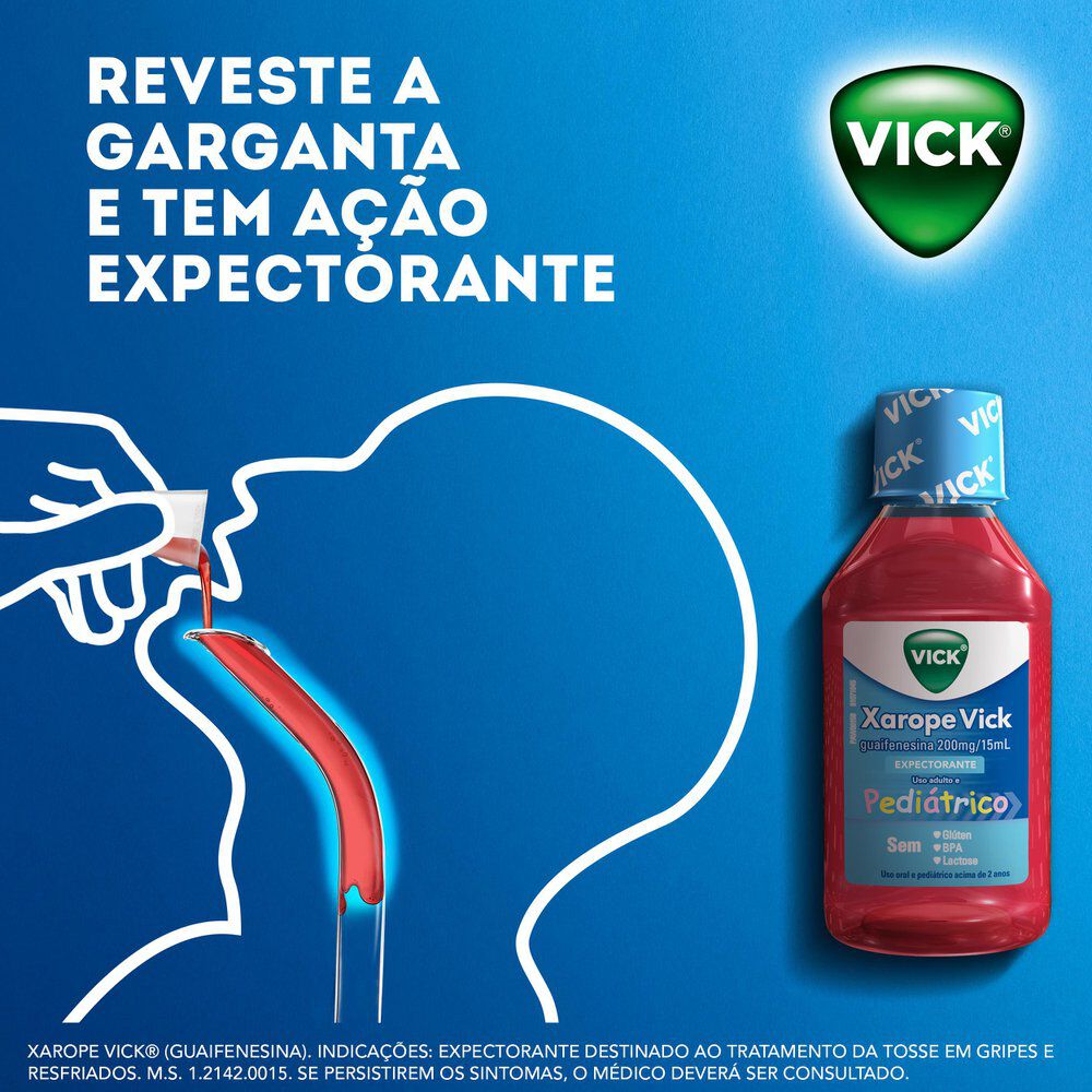 Vick Xarope Infantil 120Ml  Drogaria Globo - Drogaria Globo