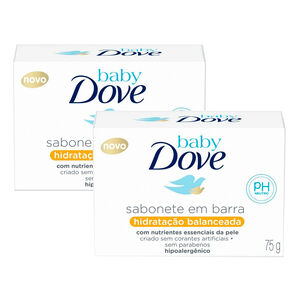 Dove Baby Hidratação Balanceada - Sabonete em Barra 75g