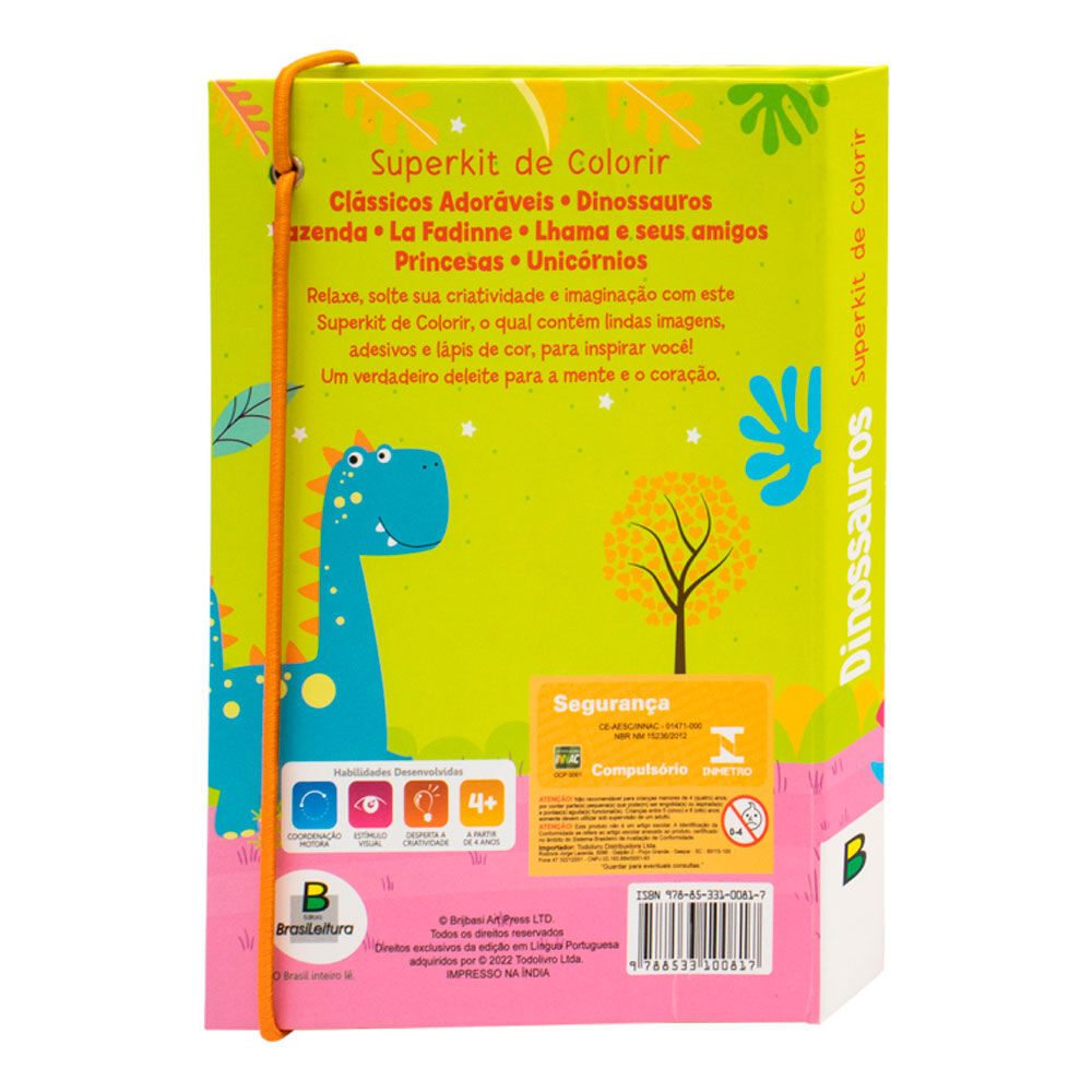 Livro de colorir de medicamentos para adultos kit de primeiros