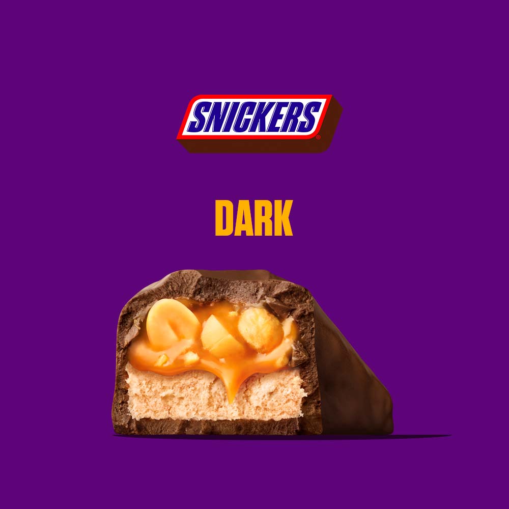 Chocolate Snickers Dark 42g - Drogaria Araujo