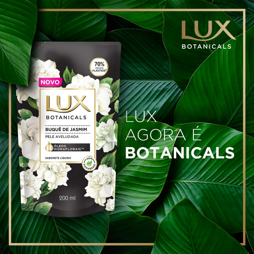 Kit 3 Sabonete Líquido Lux Botanicals Orquídea Negra 250ml - Drogaria Araujo