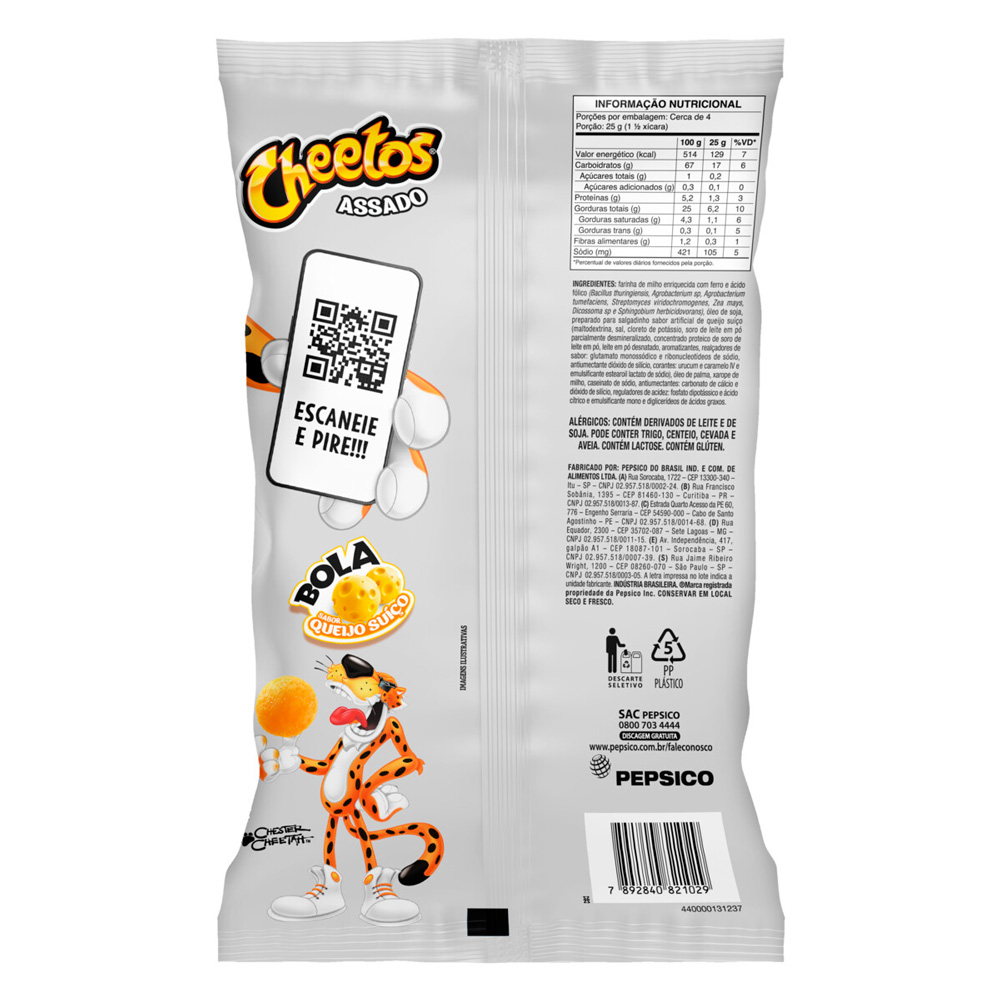 Cheetos Bola Queijo Elma Chips Pequeno Kit Atacado 12 Und